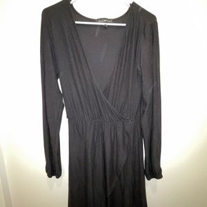 Black Wrap Dress